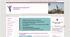 Desktop Screenshot of ev-kirche-schwaikheim.de